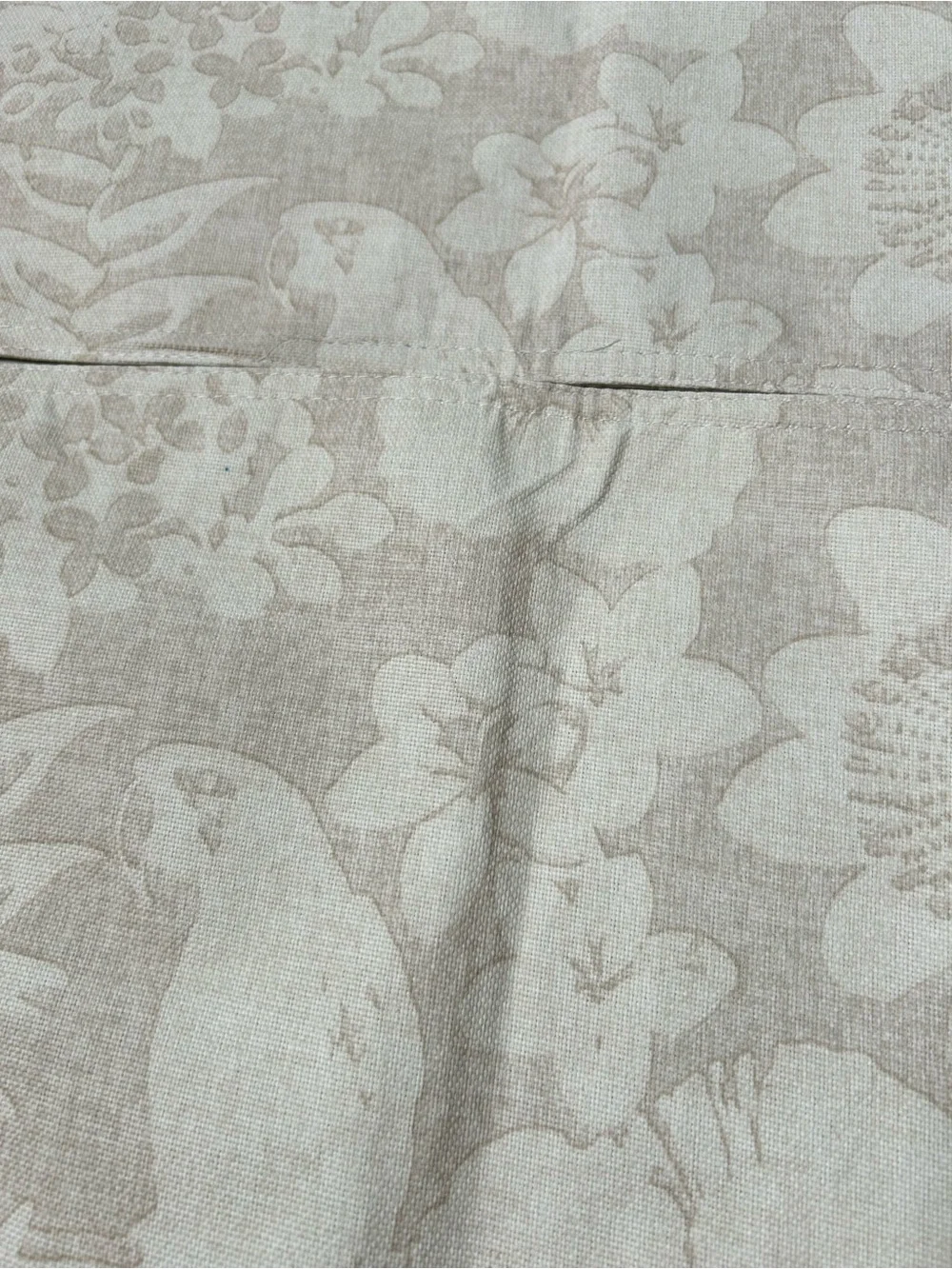 Tommy Bahama Neutral Floral & Parrot Placemats Set of 3 Tropical Summer Beachy